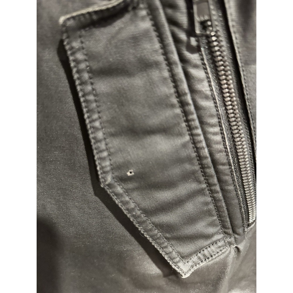 Madewell Black Coated‎ Rain Jacket Style #A1932 SZ Medium - Picture 5 of 5